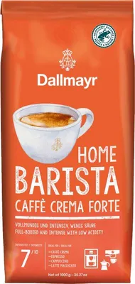Produktbild von Dallmayr 118044, 1 kg, Cafe crema, Dunkle Röstung, 1 Stück(e)