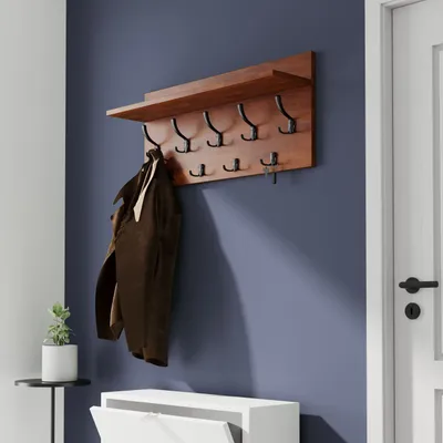 Produktbild von AKKE Caravaggio Horizontaler Garderobe VERTI - BLK haken BxH: 70x40 cm