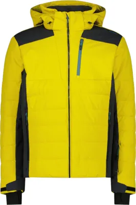 Produktbild von CMP Herren Skijacke mit Clima Protect und abnehmbarer Kapuze gelb 48