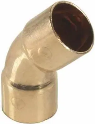 Immagine prodotto di BESCO rame doppia curva a pavimento 45 gradi 35 mm