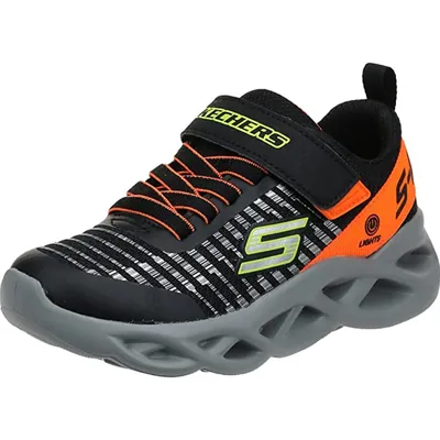 A single Skechers boy's sneaker is shown against a white background.