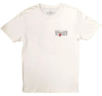 Zdjęcie produktu dla The Rolling Stones Hackney Diamonds Circle Label (Back Print) Natural L Koszulka