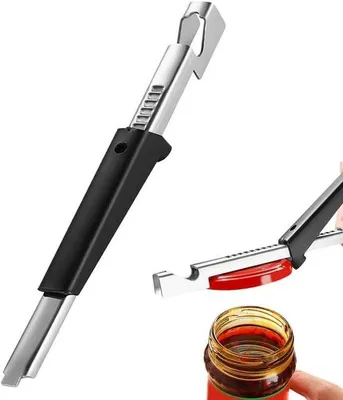 Produktbild von Famanu Einmachglasöffner mit verstellbarem Handgriff - Edelstahl