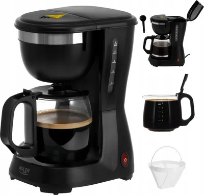 Zdjęcie produktu dla EKSPRES przelewowy AD 4381B 0,6 l KOMPAKTOWY MOC 600W FILTR