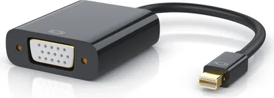 Produktbild von CSL Mini DisplayPort zu VGA Video-Adapter, Full HD MiniDP Stecker zu VGA Buchse Adapter Kabel