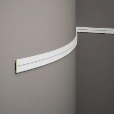 Produktbild von Mardom flexible Wandleiste MDD414F Profoam 11 x 51 x 2000 mm Weiß Zierleiste biegsam