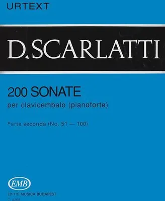 Produktbild von 200 Sonaten Band 2 (Nr.51-100) .für Cembalo (Klavier)