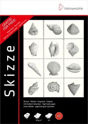 Produktbild von Hahnemühle Skizzen-Set schwarz 10650047