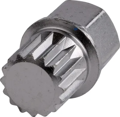 Produktbild von SW-Stahl 02382L-18 Felgenschloss-Demontage-Adapter I geeignet für VW I Adapter ABC5 I Demontage Werkzeug zum Lösen der Radsicherung I Lösewerkzeug für Felgenschlösser I Felgenschloss Ausdreher