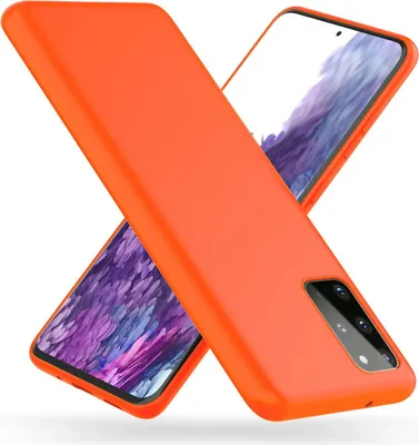 Immagine prodotto di NALIA Neon Custodia per cellulare per Samsung Galaxy S20 Plus, Custodia in silicone Copertura per telefono arancione