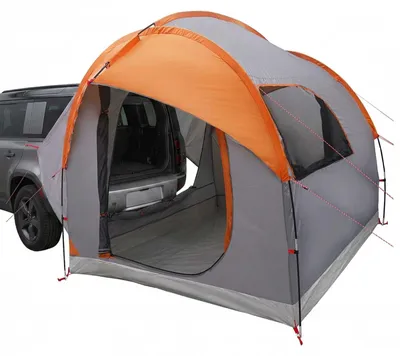 Obrázok produktu pre vidaXL Stan do auta, sivý a oranžový, 239 x 210 x 210 cm, polyester a oceľ