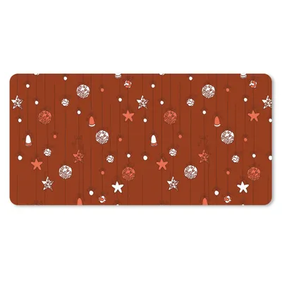 Produktbild von MuchoWow® Mauspad Mousepad Muster - Sterne - Kugeln 60x30 cm - Mousepads - Maus Mat - Pad - Mausunterlage - Nachhaltig