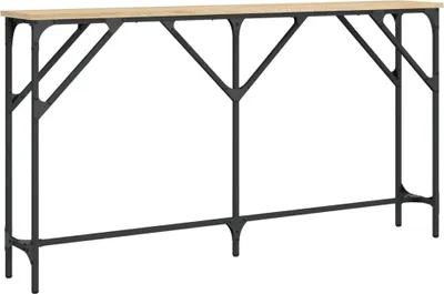 Obrázek produktu pro vidaXL Konzolový stolek Sonoma dub 140x23x75 cm materiál na bázi dřeva
