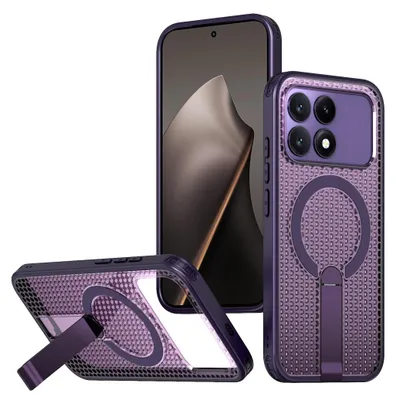 Immagine prodotto di Custodia magnetica MagSafe per Xiaomi Poco F8 Pro con funzione rinfrescante, viola