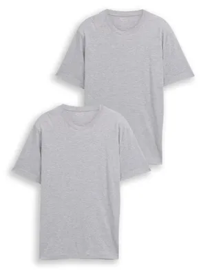 Produktbild von T-Shirts aus Baumwolle im 2er-Pack