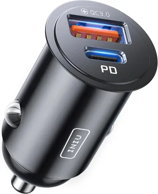 Obrázek produktu pro INIU nabíječka do auta USB C 30W + USB A 30W zapalovač USB 5A PD QC3.0 Nabíjení