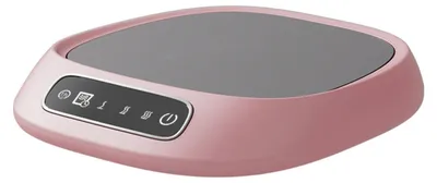 Zdjęcie produktu dla Elektryczny podgrzewacz do filiżanek Zimilo, 3 stopnie temperatury, płyta grzewcza z USB i timerem, automatyczne wyłączanie, szklana powierzchnia, do kawy, herbaty i mleka, różowy