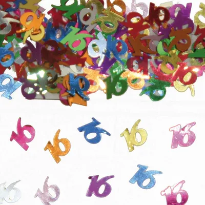 Produktbild von Folat 05310, Loses Konfetti, Mehrfarbig, Anzahl, Geburtstag, 80 mm, 20 mm
