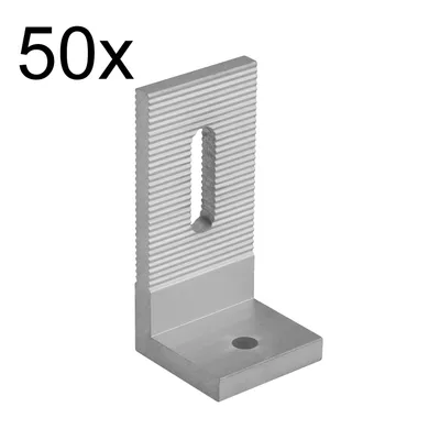 Produktbild von Avoltik 50er Set Verbindungswinkel 90° Winkel L Halter Verbinder Schienenverbinder Solar