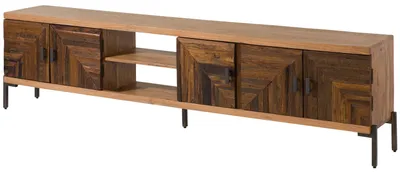 Produktbild von MASSIVMOEBEL24.DE TV-Board Altholz 240x40x63 natur lackiert LYON #121