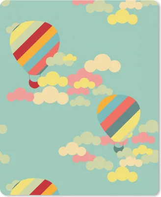 Produktbild von MuchoWow® Mauspad Mousepad Heißluftballon - Schnittmuster - Baby 30x40 cm - Mousepads - Maus Mat - Pad - Mausunterlage - Mausmatten