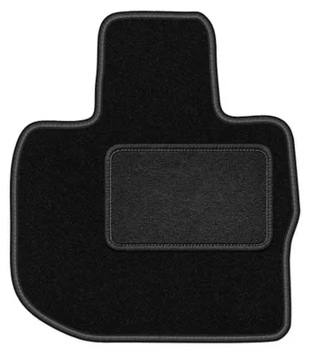 Productafbeelding van Velours bestuurdersmat voor BMW iX3 G08 vanaf 2021 (SUV) – zwart, op maat – Wielganizator LUX