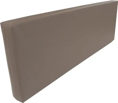 Produktbild von Rueckenlehne - Rueckenkissen für Palettenkissen (120x43x20/15 cm (Schiefer) MATRATZEN KISSEN Mit Kunstleder flammhemmend MVSS 302 - UV stabilisiert - SCHAUMSTOFF FÜR EUROPALETTEN Kissen