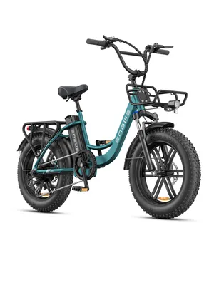 Produktbild von E Bike, City E-Bike & E-Hollandrad mit 48V 13Ah Akku bis zu 150km, 20*4.0 Zoll, SHIMANO 7-Gang, 250w Motor&25km/h, LCD-Display, L20/L20 Boost