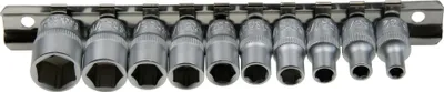 Produktbild von Steckschlüssel-Einsätze Stecknuss 5/32-1/2 SAE ZOLL ZÖLLIG 1/4"-Antrieb 10-tlg.