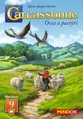 Zdjęcie produktu dla Mindok Carcassonne rozszerzenie 9: Owce i pasterze (2025)