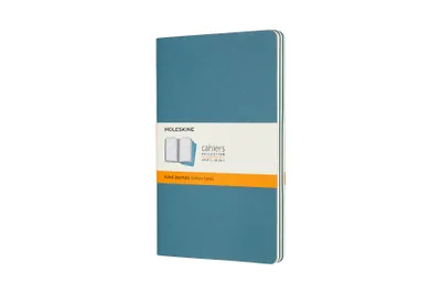 Produktbild von Moleskine Cahier Large/A5, 3er Set, Liniert, Lebhaftes Blau