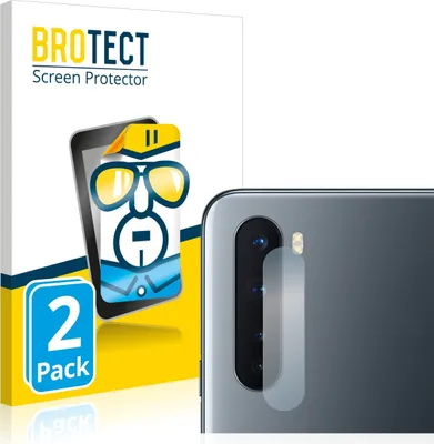 Produktbild von 2x Für OnePlus Nord (NUR Kameraschutz) Schutzfolie BROTECT Displayschutz Display Schutz Folie Klar Transparent