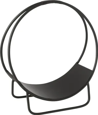 Produktbild von J-Line Scheitholzregal Mark Metall Schwarz Small