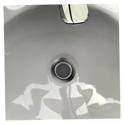 Produktbild von 2 Stück Edelstahl Abflusssieb Haarfänger 4 cm Rund für Spülbecken und Dusche
