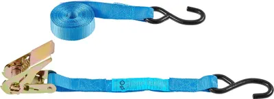 Produktbild von CONNEX Zurrgurt  mit Ratsche und S Haken, 4 m x 25 mm, bis 500 kg