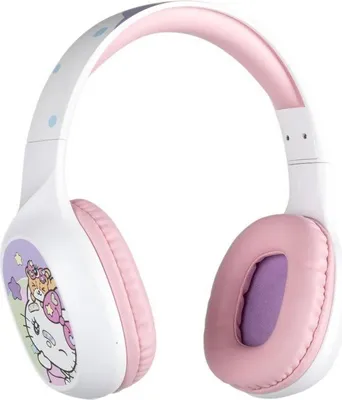 Produktbild von Konix Hello Kitty, Verkabelt & Kabellos, Anrufe/Musik, Kopfhörer, Weiß, Pink