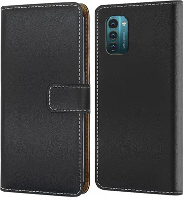 Produktbild von Handy Tasche für Nokia G21 / G11 Schutzhülle Bookstyle Etui Klapphülle Wallet Flip Cover Case Schwarz