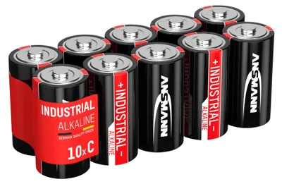 Produktbild von 10x ANSMANN Industrial Batterie Baby C 1,5V - LR14 Alkaline (10 Stück)