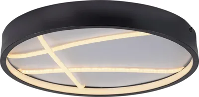 Obrázek produktu pro Stropní svítidlo JUST LIGHT LED 14091-18, 33 W, 3000 K, 4250 lm, teplá bílá, IP20, černé