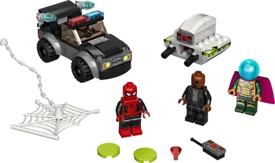 Immagine prodotto di LEGO 76184 Marvel Mysterios Drone Attack on Spider-Man, supereroe giocattolo con auto per bambini in età prescolare dai 4 anni in su, ottimo regalo