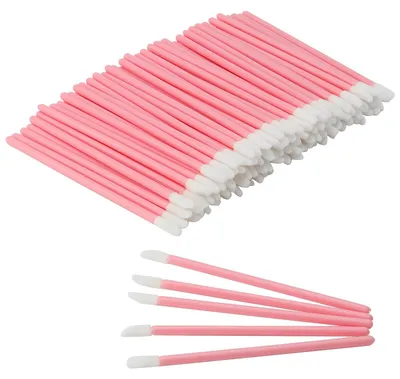 Image de Lot de 600 pinceaux à lèvres roses