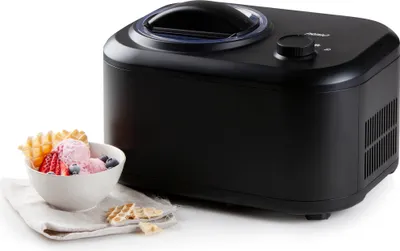 Produktbild von PRIMO PR405IM Eismaschine - Speiseeismaschine mit Kompressor - Selbstgefrierend - 1 L - Schwarz