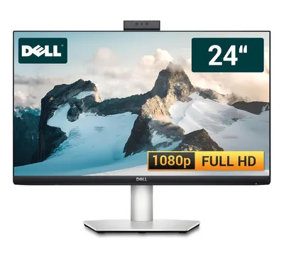 Produktbild von Dell 2422HZ 24 Zoll Full HD TFT Flachbildschirm Monitor - 4ms - 1920 x 1080 Pixel - HDMI, DisplayPort - USB-C - Webcam - schwarz / silber