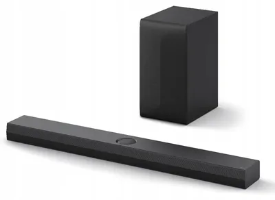 Zdjęcie produktu dla LG S70TY, 3.1.1 kan., 400 W, DTS, DTS Digital Surround, DTS-HD HR, DTS-HD Master Audio, DTS:X, Dolby Atmos, Dolby Digital,..., Bass Blast, Bass Blast+, Gra, Film, Sport, Standardowy, 120 W, 6 Ω