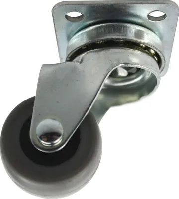 Produktbild von Möbelrollen Transportrolle Metall mit Anschraubplatte Rolle Hartgummi Ø30mm