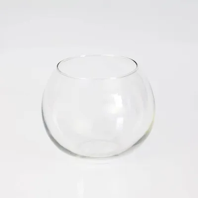 Produktbild von INNA-Glas Kugelvase - Dekoglas TOBI, klar, 12cm, Ø 14cm - Kerzen Glas - Pflanzgefäß