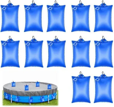 Productafbeelding van 12 stuks zwembadafdekking, gewichten, waterzak, zwembadwaterzak met haken