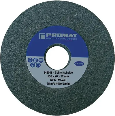 Produktbild von Schleifbockscheibe Ø200xB25x32mm 60 Form A NK PROMAT