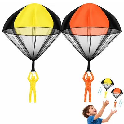 Produktbild von 2 Fallschirmspielzeuge – Handwurfspielzeug für Kinder