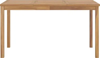 Produktbild von vidaXL Garten-Esstisch 140x80x77 cm Massivholz Teak